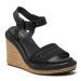 Calvin Klein Espadrilky Wedge Sandal 70 He HW0HW02050 Čierna