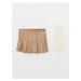 LC Waikiki 2-Pack Leather Look Baby Girl Short Skirt and Tights