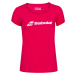 Dívčí tričko Babolat Exercise Tee Red, 12 - 14 let