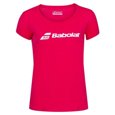 Dívčí tričko Babolat Exercise Tee Red, 12 - 14 let