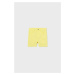Detské bavlnené šortky Mayoral žltá farba, nastaviteľný pás