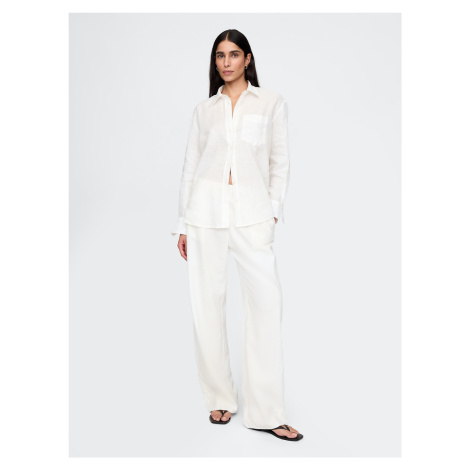 GAP Linen Trousers Wide - Women's