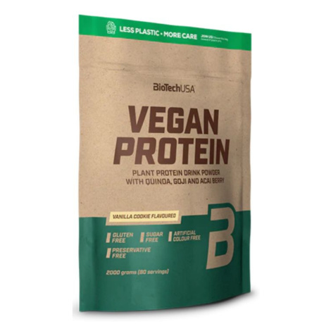 BioTechUSA VEGAN PROTEIN vanilkový koláč 2000 g