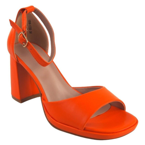 Bienve  Dámske topánky  1bw-1720 oranžové  Univerzálna športová obuv Oranžová