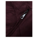 Prešívaná dámska bunda vo vínovej bordovej farbe Glakate pre prechodné obdobie (LU-2201)