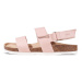 Vasky Sany Pink - Dámske kožené sandále ružové, ručná výroba