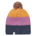 Dievčenská zimná čiapka COLOR KIDS Hat - Colorblock-5214-Lilac chiffon