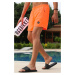 Madmext Neon Orange Basic Marine Shorts 4262