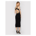 Remain Každodenné šaty Elvirah RM483 Čierna Slim Fit