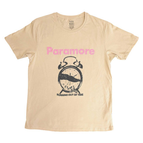 Paramore tričko Clock Natural