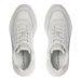 Calvin Klein Sneakersy Cloud Wedge Lace Up-Pearlized HW0HW02040 Biela