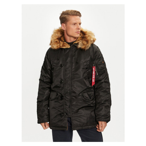 Alpha Industries Vatovaná bunda 103141 Čierna Regular Fit