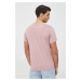 Bavlnené tričko Pepe Jeans Acee ružová farba, s potlačou