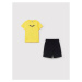OVS Súprava tričko a športové šortky BATMAN 1437986 Žltá Regular Fit