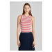 TRIČKO GANT STRIPED TANK TOP červená