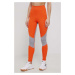 Tréningové legíny adidas by Stella McCartney HD9109 dámske, oranžová farba, vzorované