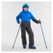 Detská lyžiarska hrejivá a nepremokavá bunda 100 modrá