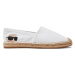 KARL LAGERFELD Espadrilky KL80111N Biela