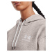 Mikina Under Armour Essential Fleece Hoodie Ghost Gray Light Heather