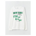 LC Waikiki Crew Neck Printed Long Sleeve Boys' T-Shirt