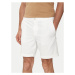 Boss Bavlnené šortky Kane-Shorts 50512527 Biela Regular Fit