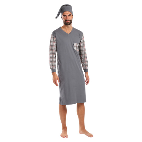 Men's nightgown Foltýn grey