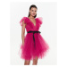 Pinko Koktejlové šaty Filippine 100469 Y4BK Ružová Regular Fit