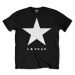 David Bowie tričko Blackstar (White Star on Black) Čierna