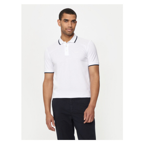 Boss Polokošeľa Parlay 190 50494697 Biela Regular Fit Hugo Boss