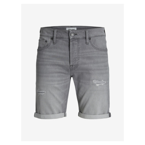 Jack & Jones Rick Men's Denim Shorts Grey - Men