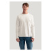 TRIČKO GANT REG TONAL SHIELD LS T-SHIRT EGGSHELL