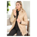 Z6703 DEWBERRY WOMEN'S COAT-BEIGE-2