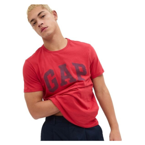 GAP V-BASIC LOGO T Pánske tričko, červená, veľkosť