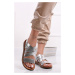 Strieborné nízke sandále Dalary