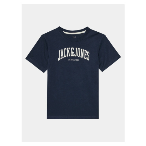 Jack&Jones Junior Tričko 12237441 Tmavomodrá Regular Fit