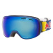 Lyžiarske okuliare RED BULL SPECT BARRIER-007, matt blue blue snow, SMU