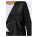 Čierna dámska ľahká koženková bunda ONLY CARMAKOMA New Sound