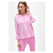 Pink Plaid Blouse with Long Sleeves ORSAY - Women