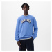 Mikina GAP Logo Crewneck Sweatshirt Cabana Blue 602