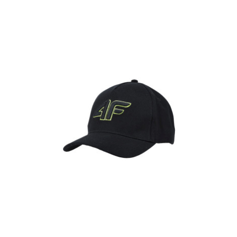 Juniorská šiltovka 4F JUNIOR BASEBALL CAP-4FJWSS24ACABM248-21S-BLACK