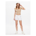 BDG Urban Outfitters Bavlnené šortky BDG LINEN 5 POCKET SHORT 76475557 Biela Fitted Fit