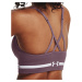 Podprsenka Under Armour Seamless Low Long Bra Misty Purple