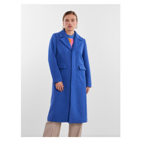 YAS Prechodný kabát 26030713 Modrá Regular Fit Y.A.S