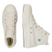 CONVERSE Členkové tenisky 'CHUCK TAYLOR ALL STAR LIFT'  svetlomodrá / hnedá / zlatá / biela