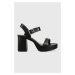 Kožené sandále Steve Madden Freefall čierna farba, SM11002471