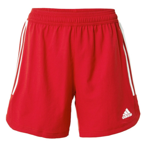 ADIDAS PERFORMANCE Športové nohavice 'Condivo'  červená / biela