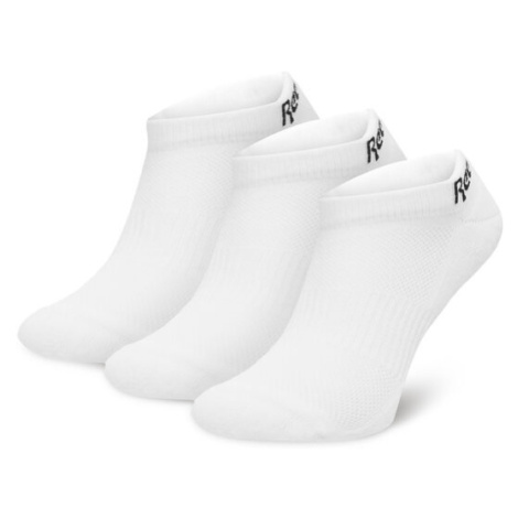 Reebok Súprava 3 párov kotníkových ponožiek unisex R0356-SS24 (3-pack) Biela