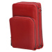 Dámska kabelka na telefón / peňaženka s popruhom cez rameno Beagles Marbella - červená - na výšk