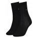 Tommy Hilfiger Ponožky - TH WOMEN SOCK 2P SHEER STRIPE čierne