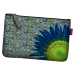 Bertoni Unisex's Pocket Cosmetic Bag Blue Flower